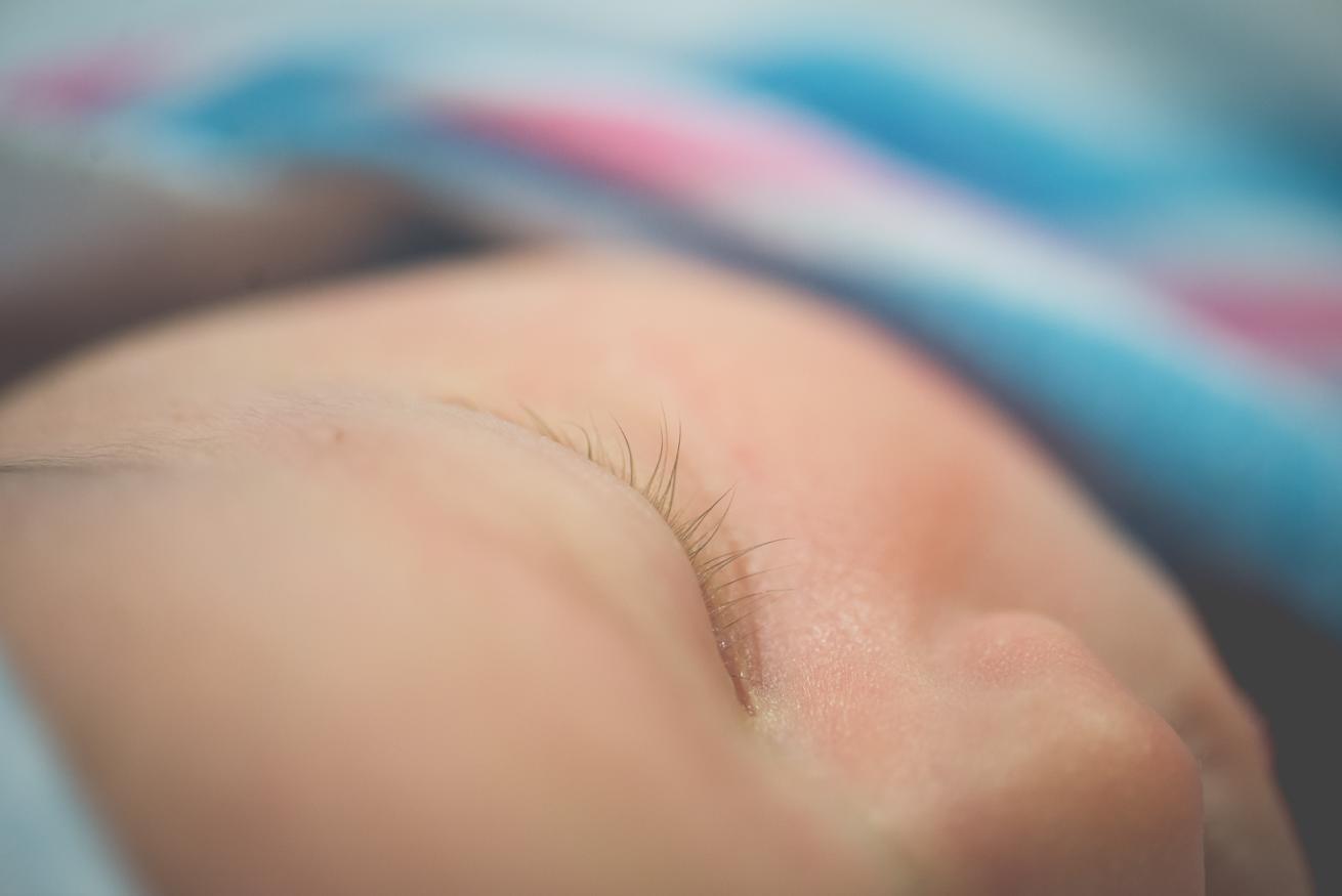 newborn eyelashes