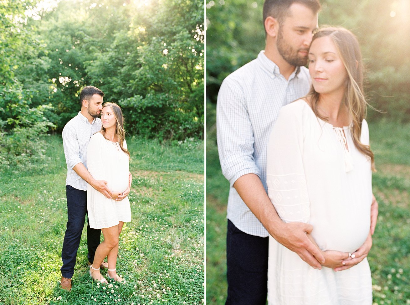 sunny maternity session on film | Lauren Jolly Photography