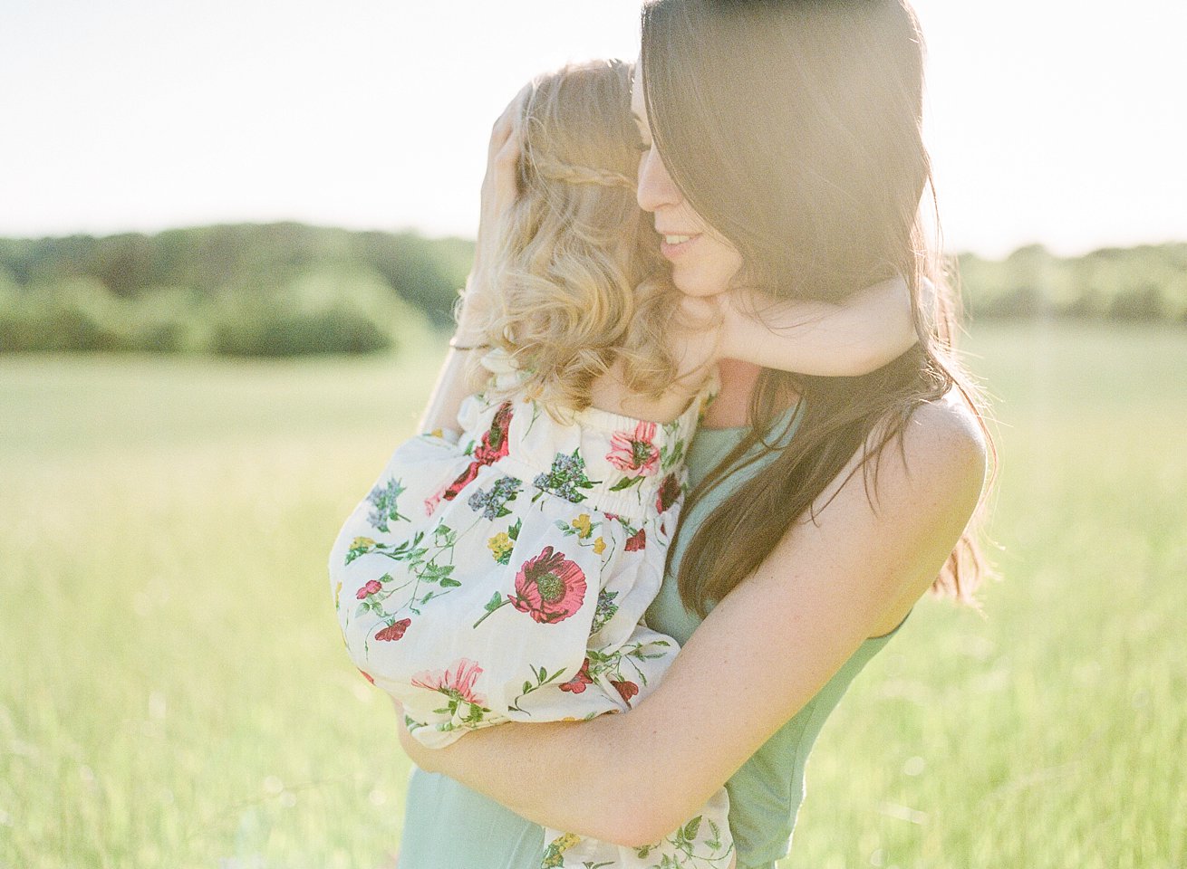 mother daughter hug