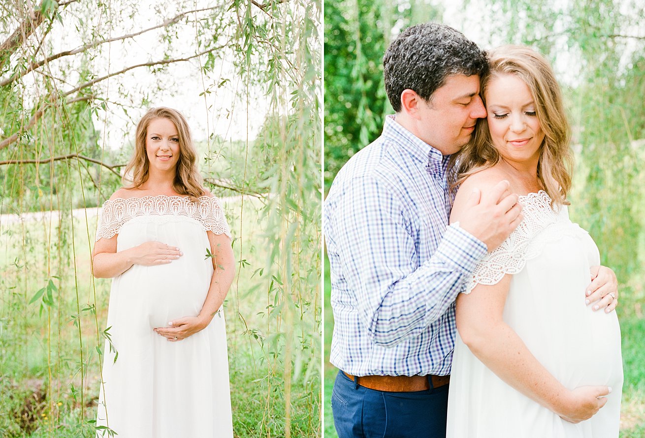 beautiful outdoor maternity session